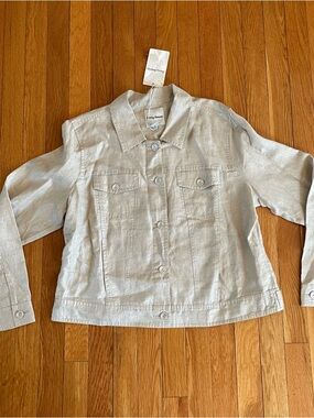Tommy Bahama Two Palms Shimmer Linen Jacket